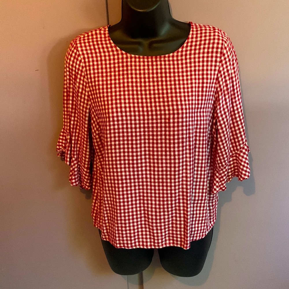 Gingham top - Picture 1 of 5
